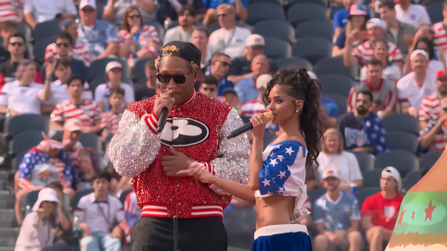 FIFA World Cup -  Future and Tyla perform Game Time at the Opening Ceremony of FIFA World Cup 2026 in Los Angeles image